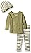 L'ovedbaby Unisex Baby Organic Wrap Shirt, Leggings, and Hat Gift Set