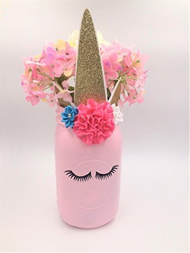 Pink and Gold Unicorn Centerpiece, Unicorn Birthday Decorations