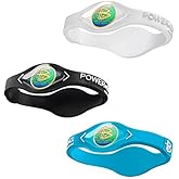 Power Balance The Original Genuine Performance Sports Wristband Bracelet, 3 Pack Bangles, Safe Waterproof Lightweight Durable, Size of S+S+M(S 17CM/M 19.0CM