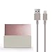 Native Union Dock+ Weighted Charging Dock with [Apple MFi Certified] Reinforced Lightning Cable for iPhone/iPad (Stone)