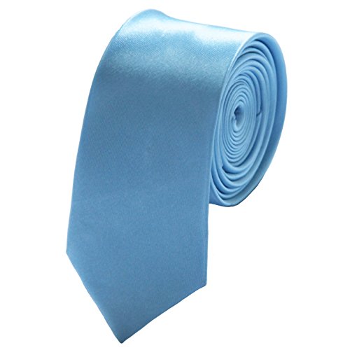 Mens Solid Color 2" Skinny Tie