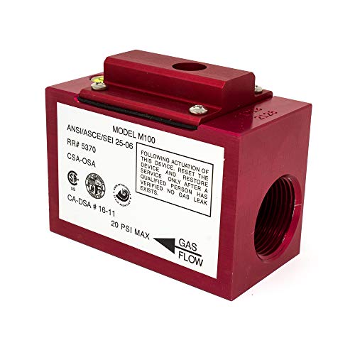 Andreas Fault Northridge Earthquake 2000 Valve Manual Gas Sensitive Shut off Tool w/Built in Level (1")