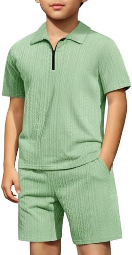 Amazon.com: Ayzozuy Boys Summer 2-Piece Outfit Size 6-13 Short
