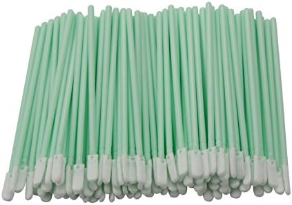 LOVEDAY 200pcs 2.7" Microfiber Cleaning Swab Sticks For Solvent Format Inkjet Printer Roland Optical Equipment