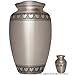Silver Hearts Mini Keepsake Urn • Miniature Funeral Cremation Urn fits Small Amount of Ashes • Corazones Model • 3 inches Tall