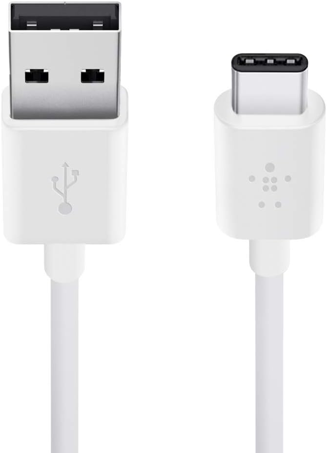 Belkin USB-IF Certified 2.0 USB-A to USB Type C (USB-C) Charge Cable, White, 6 ft/1.8 m, 1.8 m/6 ft - Image 4