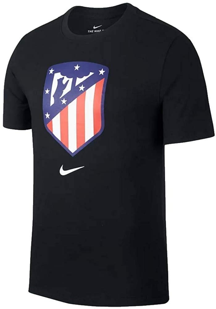 Nike ATM M Nk TEE Evergreen Crest T-Shirt - Black, Small