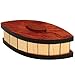 Bits and Pieces - Oval Trick Box - Wooden Trick Box - Wooden Brainteaser - Gift Box