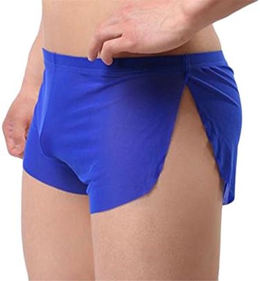 GH Men Breathable Comfortable 2Pack Mesh Thin Sexy Split Boxer Briefs