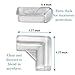 Extra-Protective Silicone Gel Corner Protector Set of 8 - Baby Proofing and Child Safety Home Essentials - Discreet Clear Table Corner Guard - Easy Tool-Free Edge Cushion Installation by Kululush