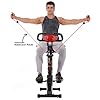 YYFITT-Foldable-Fitness-Exercise-Bike-with-Resistance-Bands-16-Magnetic-Resistance-Levels-with-Pulse-Sensor-PhoneTablet-Holder-with-Smooth-and-Quiet-Cycling YYFITT Foldable Fitness Exercise Bike with Resistance Bands, 16 Magnetic Resistance Levels with Pulse Sensor, Phone…