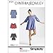 Simplicity 8124 Women's Romper Dress and Top Sewing Patterns by Cynthia Rowley, Sizes XS-XL