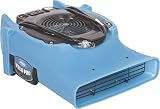 Dri Eaz Velo PRO Air Mover F505 Professional Water Damage Dryer for Carpets, Walls, Floors, 1.2 Amps on Low Saves Power, Variable Speed, High Velocity, Quiet, Well Built, Daisy Chains, Blue