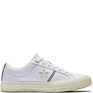 Image of Converse One Star Ox Unisex Trainers White - 6 UK
