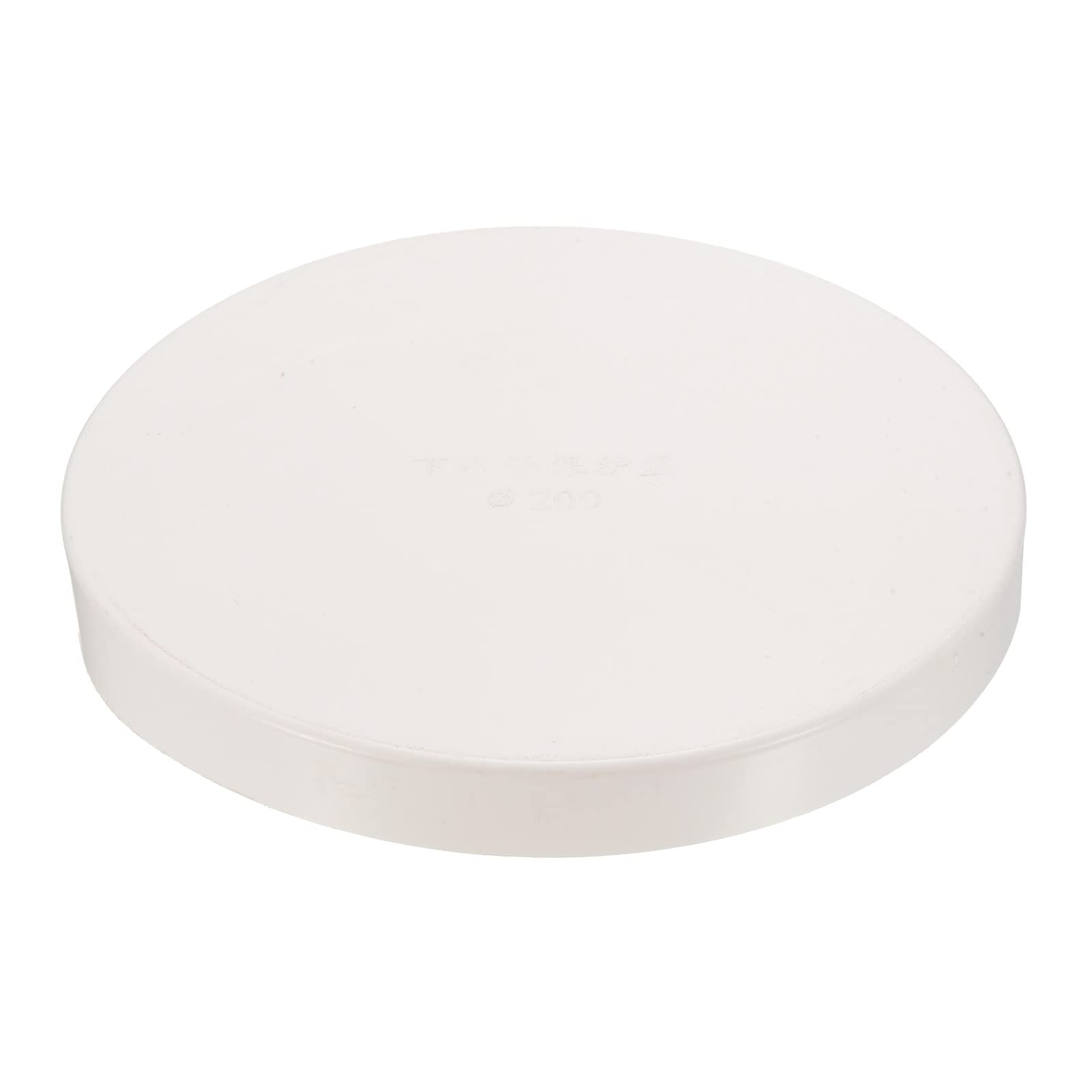 Photo 1 of PATIKIL 200mm ID PVC Pipe End Cap Fitting, 1 Pack Furniture Grade Plug Coupling Socket Adapter for DIY, Garden, White
