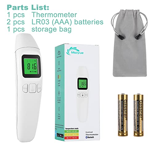 Forehead Thermometer Kids and Adults Thermometer with Fever Alarm