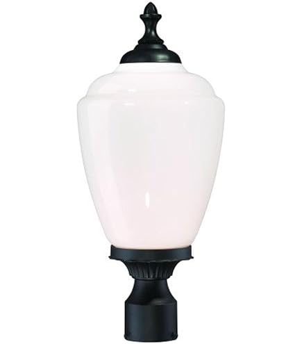 Amazon.com : Acclaim 5367BK/CL Acorn Collection 1-Light Post Mount