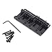 Musiclily 4 String Vintage Style Top Load Bass Hardtail Bridge for Fender Precision Jazz Bass,Black