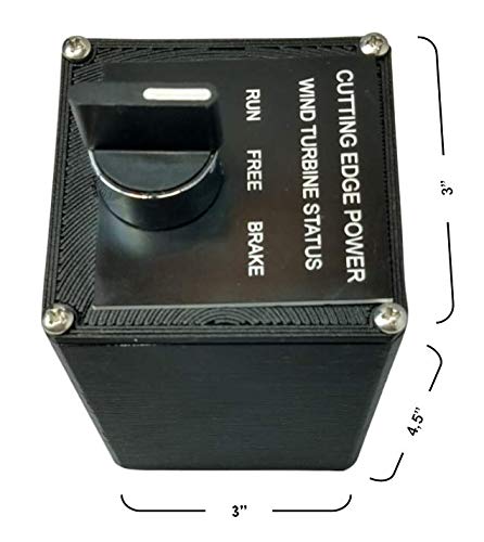 Cutting Edge Power 60 Amp 1000W Brake Switch for 3 Phase AC Wind Turbine Generator w Run Free and Brake Function
