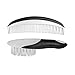 Coconut Essentials - Cradle Cap Brush and Comb Set - Infant Baby Boys Girls Perfect Shower Gift - Black and White