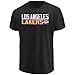 Majestic Lebron James Los Angeles Lakers #23 Men's Vertical Player T-Shirt (Black, Medium)