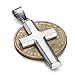 Jstyle Jewelry Mens Womens Stainless Steel Cross Necklace Pendant 22 Inch Chain