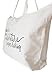 Adornlee Canvas Tote Bag with Special Saying - Zipper Top, Interior Pocket, 100% Cotton