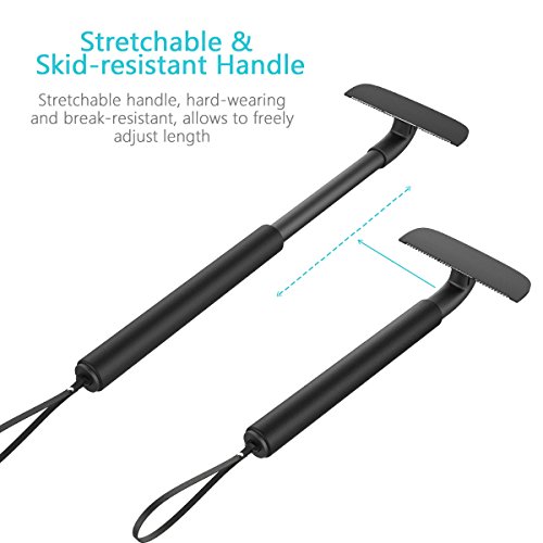 Back Shaver Xpreen Adjustable Back Hair Shaver Body Shaver for Men Upgraded Back Razor Back Hair Removal for Dry & Wet Use - Thumbnail 2