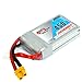 2Pack - GNB 420mah 2s 7.6v 50c Lipo Battery with PH 2.0 FPV Plug for RC Racing Drone.