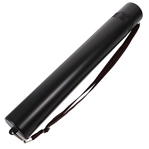 PERSELOSO Telescopic Document Storage Tube Carrying Strap for Artwork Drawings and Blueprints and Portable Storage for Safe Transport of Posters and Plans