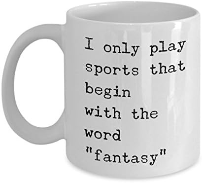 Fantasy Football Coffee Mug - Trophy for your Football, Basketball, College, Hockey, Soccer, Baseball Winner - League Champion Can Enjoy Coffee or Beer