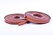 KONMAY 3 Meters 10.0x2.0mm Distressed Brown Soft Flat Real Cowhide Leather Cord/straps