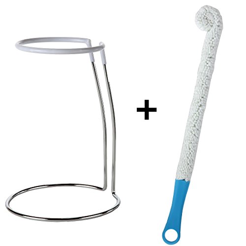 Lily's Home Wine Decanter Drying Stand with Rubber Coated Top to