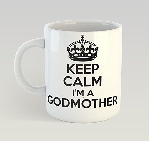 Keep Calm I'm A Godmother Mug Funny Birthday Novelty Gift Birth