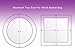 Purple Q Crafts Clear Basket Bags, 10 Pack, Clear Cellophane Wrap for Baskets & Gifts 18