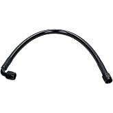 Allstar Performance Coated Braided Line 12in #6 Hose -6 Str/-6 90 Deg
