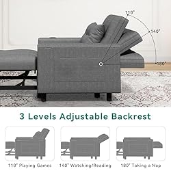 YITAHOME Sleeper Chair Bed for Adults, 3-in-1