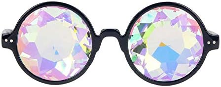 Kaleidoscope Rave Cosplay Glasses Rainbow Prism Sunglasses Goggles