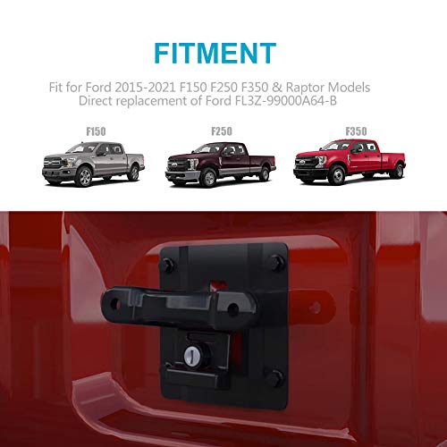 4 Pack Boxlink Tie Down Anchors for Ford F150 F250 F350 Raptor 20152021, Truck Bed Tie Downs