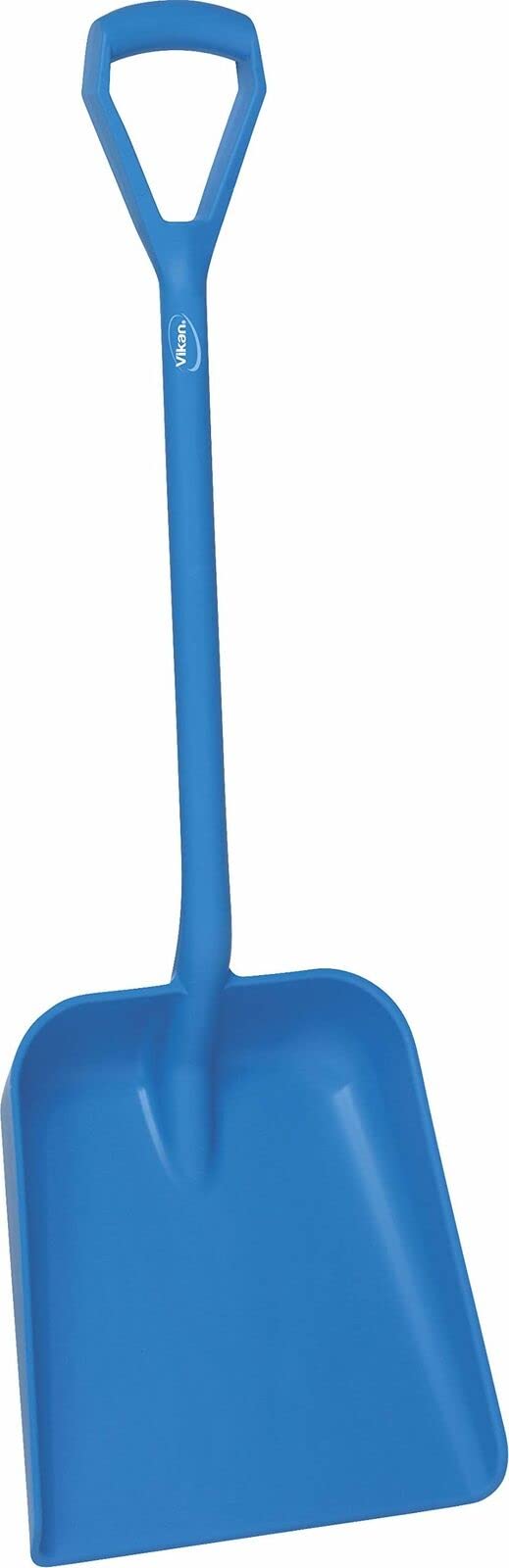 Vikan Hygiene 56233 Shovel, D Grip, Blue, Handle 104 cm, 38 x 35 cm