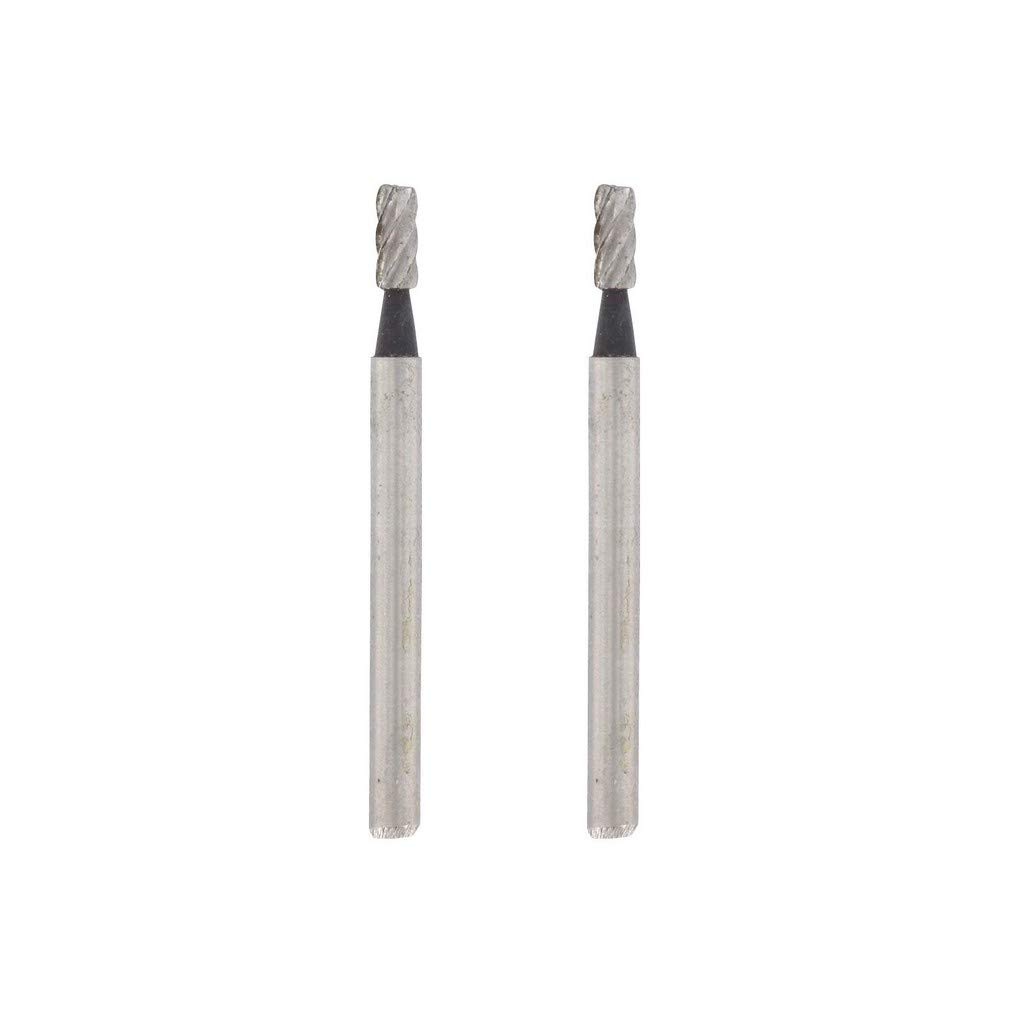 Dremel 194 Milling Cutting Bits in 2-Pack Accessory Set - 2 Cylinder-shaped High-Speed Cutters with 3.2mm Working Diameter