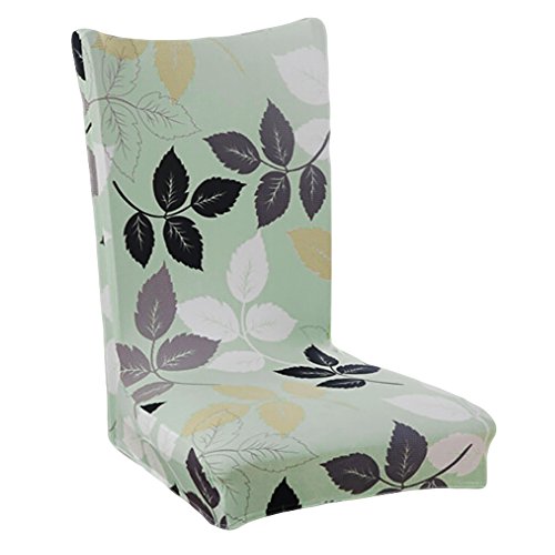 Bangerdei Stretch Removable Washable Short Dining Chair Protect Cover Slipcover Color 5, Light Green
