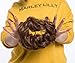 Benehair Hair Bun Hairpiece Scrunchy Updo Hair Pieces Fluffy Scrunchies Donut Hairpiece Synthetic Curly Wavy Messy Chignons With Elastic Rubber Band Light Brown-Thicker 1pc 35g