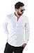 AZAR MAN Slim fit White Wing tip French Cuff Tuxedo Dress Shirt 15 Medium