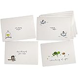 Animals Thinking of You Collection Pack Set - 24 Note Cards with Envelopes