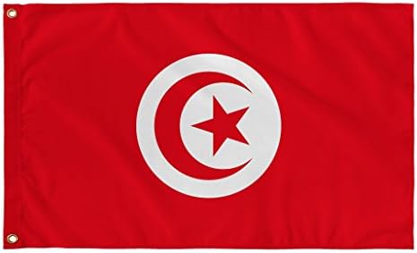 Tunisia Flag- Tunisian Flag 3x5 Feet Polyester Flag- Tunisian Gifts