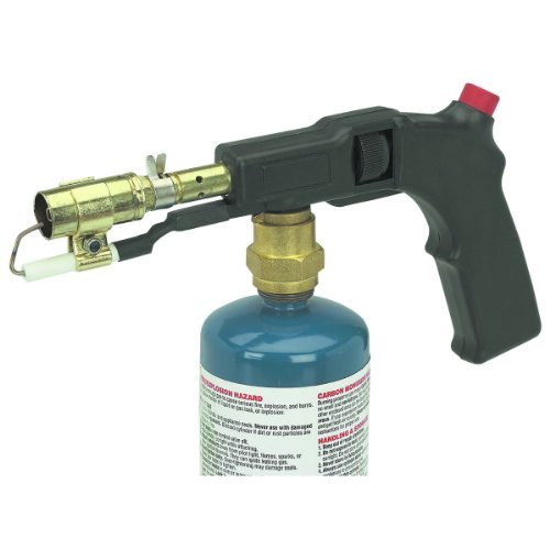 Electric start propane torch with push-button electric …