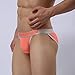 Sikye Male Underwear Men's ComfortSoft Briefs Sexy Low-waist Underpants (M, Orange)