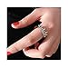 Princess Silver Rhinestone Queen Crown Ring Size 7 8 9 7,