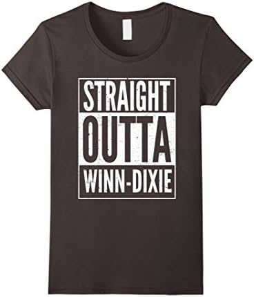 Women's Straight Outta Winn-Dixie Tshirt Medium Asphalt